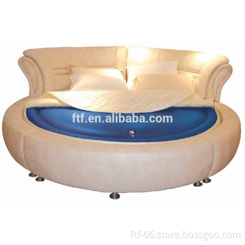 Large white PVC inflatable floating bed